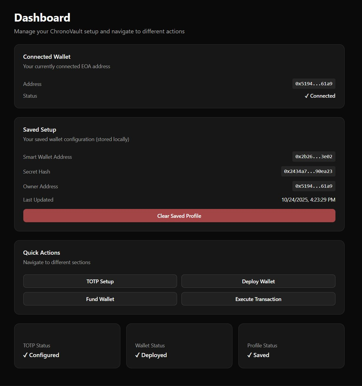 ChronoVault Screenshot 3